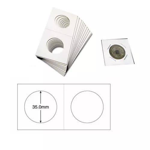 Coin holder flips 35mm box of 50