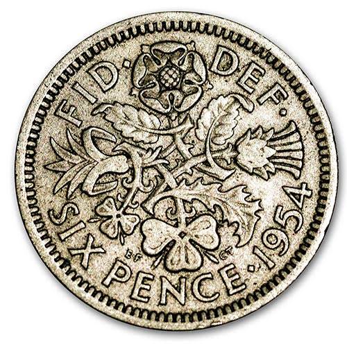 1954  United Kingdom King George VI 6p