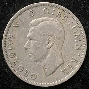 1949 George VI  United Kingdom  Half Crown