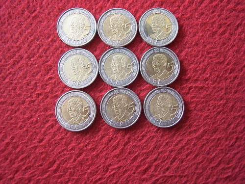 *** 2008 BIRTHDAY COINS!!! *** 9 X CIRCULATED COINS.