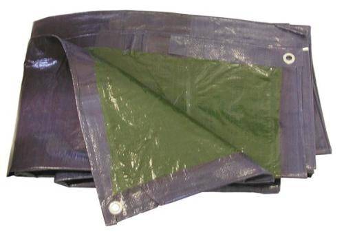 Polyeurathane Tarpaulin Green \ Blue 5m x 6m