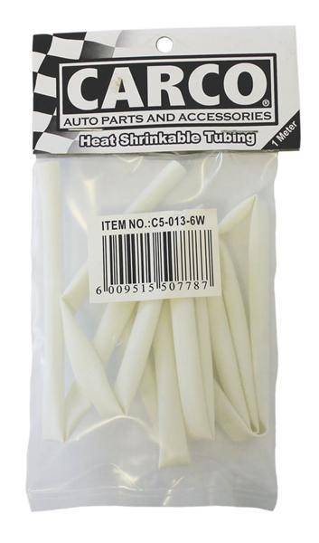 Heat Shrink Roll - White - 6mm x 1m