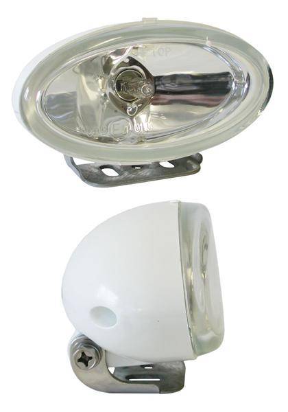 Marine Spot Lamp with Bracket - Oval
