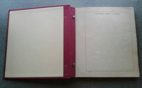 ABSOLUTELY STUNNING GERMANY PRE PRINTED ALBUM WITH MANY, MANY MINT STAMPS. SEE DESCRIPTION. ..