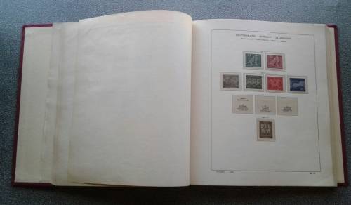 ABSOLUTELY STUNNING GERMANY PRE PRINTED ALBUM WITH MANY, MANY MINT STAMPS. SEE DESCRIPTION. ..