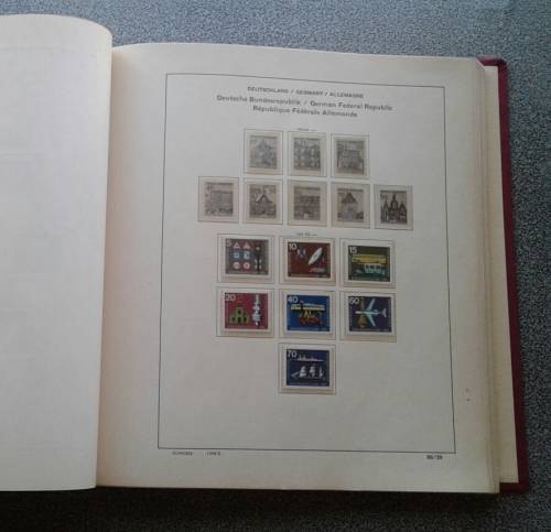ABSOLUTELY STUNNING GERMANY PRE PRINTED ALBUM WITH MANY, MANY MINT STAMPS. SEE DESCRIPTION. ..
