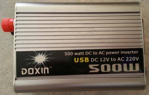 12V DC to AC 220V Power Inverter - 500W with USB ** Fast Delivery **