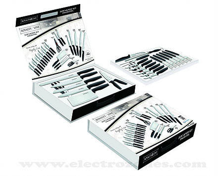 Royalty Line 24 Piece Stainless Steel Knife Set - RL-KS24B