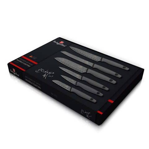 Berlinger Haus BH-2115 6 pcs knife set, gray, Granit Diamond Line