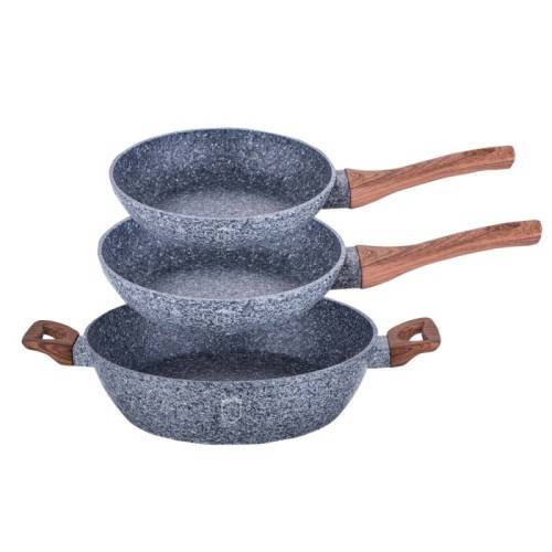 Berlinger Haus 3 Piece Set Stone Coated Cooking Frying Pan,BH-1216