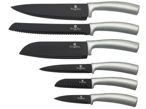**Berlinger Haus BH-2391, 6 pcs knife set, Black Royal Collection