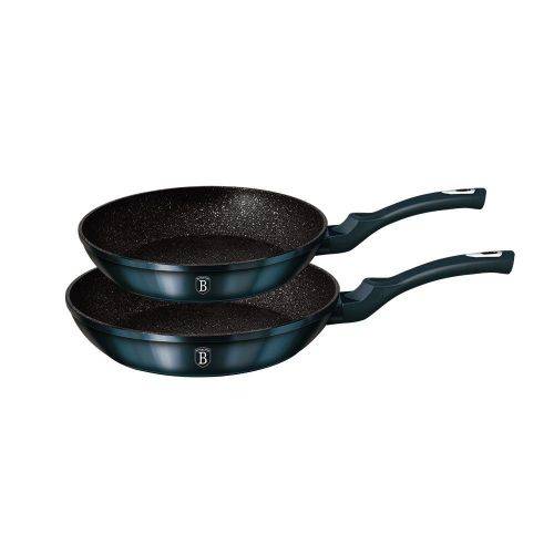 Berlinger Haus 2 Piece Marble Coating Frypan Set - Aquamarine Edition