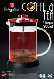 Berlinger Haus 800ml Coffee &amp; Tea Plunger - Burgundy Metallic,BH-1498