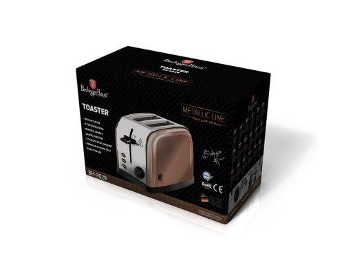 BERLINGER HAUS 2-SLICE TOASTER ROSE GOLD METALLIC,BH-9029