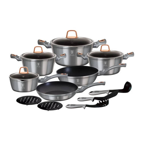 Berlinger Haus Cookware Set | 15 Piece | Moonlight