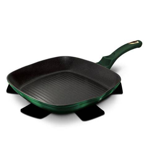 Berlinger Haus 28cm Titanium Coating Grill Pan - Emerald Edition