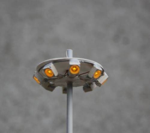 HO scale 12V LED yard lights (lamps) for model railway layout