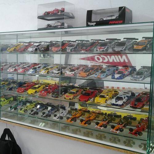 Slot Car Cabinet - Glass