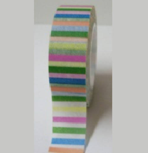 Horizontal Candy Stripe Washi Tape