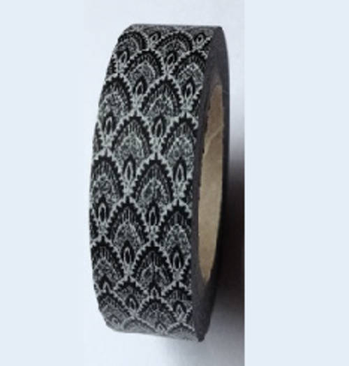 Black Pattern Washi Tape