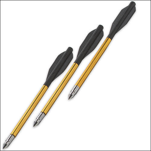 6.5 Inch Gold Aluminium 50LB/80LB Crossbow Arrows/Bolts /Hunting/Archery