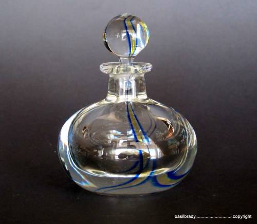 DAVID READE, GLASS PERFUME BOTTLE