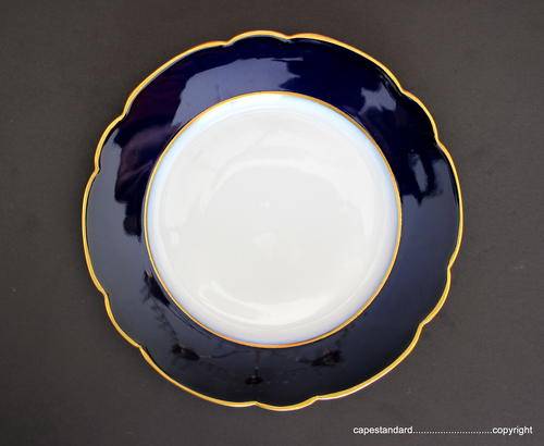 COLLECTABLE VINTAGE PORCELAIN FRENCH LIMOGES FRUIT PLATES 6x