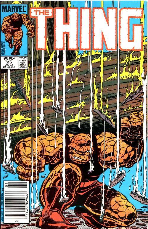MARVEL COMICS VINTAGE PRESENTS 'THE THING' ISSUE #25 JULY 1985 STAN LEE PRESENTS 'LEGENDS'