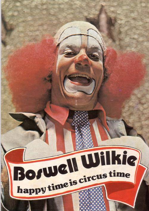 BOSWELL WILKIE CIRCUS PROGRAMME1978