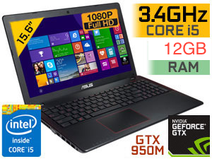 **HUGE SPEC ASUS GAMING LAPTOP**INTEL CORE i5**15.6" LED**GTX GRAPHICS**12GB MEMORY**1TB HDD**
