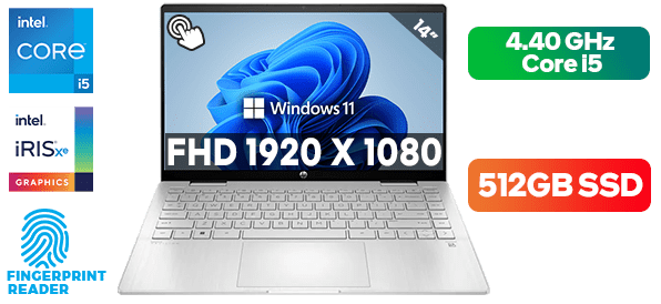 [TOUCHSCREEN] HP Pavilion x360 2-in-1 12th Gen Intel Core i5-1235U up to 4.40GHz 14` FULL HD Touch