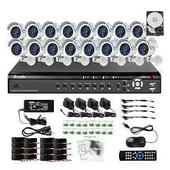 One WEEK ONLY Complete 16 channel System 16 x 600 TVL CAMERA SYSTEM HDMI H264, 3G NETWORK DVR