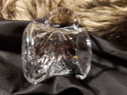 fine cut crystal small milk jug