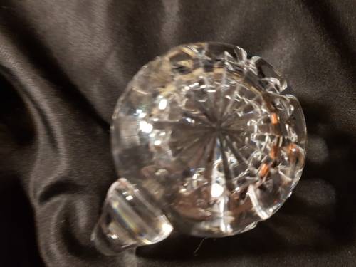 fine cut crystal small milk jug