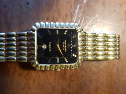 Raymond Weil Geneve Nabucco  18ck Gold electroplated.