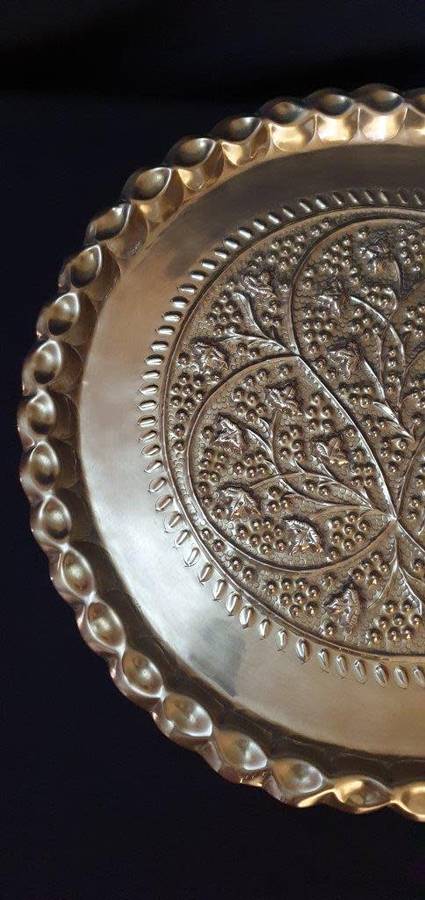 Beautiful Vintage Round Brass Wall Decor 45 cm Diamete