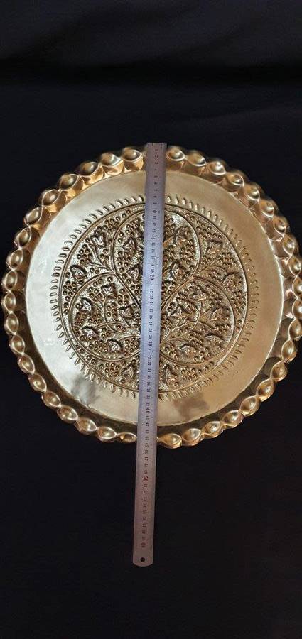 Beautiful Vintage Round Brass Wall Decor 45 cm Diamete