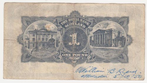 Scotland 1 pound 1953