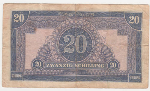#CRAZY R1 START# Austria 20 shillings 1944