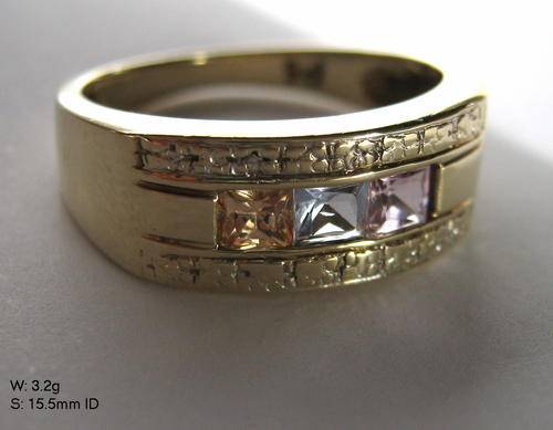 Solid 9ct Gold Dress Ring