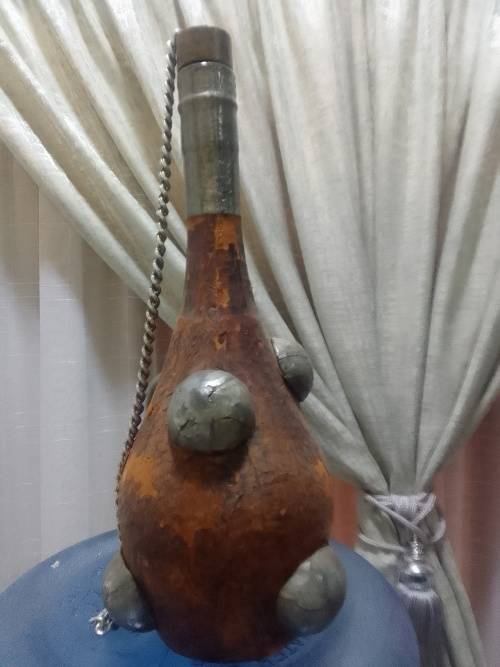 Antique Water peuter approximately 33cm in night.    A rare collection item