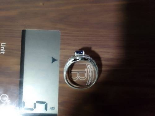 Sterling silver ring. Size P. Very detailed
