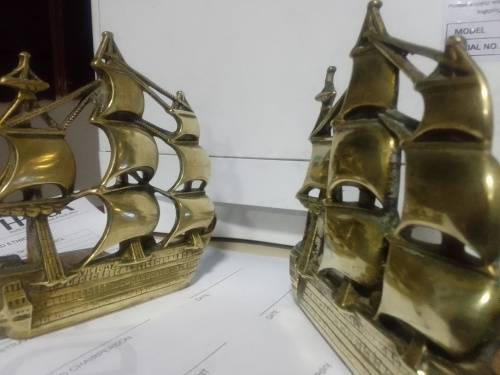 Beautiful Brass bookends