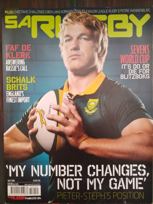 SA Rugby Magazine, my number changes not my game