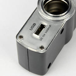 NEW 3 in 1 Car USB Triple Socket Cigarette Lighter Adapter