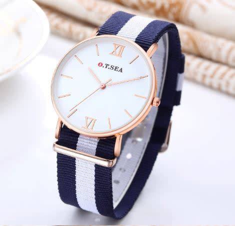 Top Luxury Brand Nylon Fashion  Quartz Mens Watch - O.T.SEA