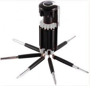 8 in 1 Multi Portable Screwdriver Tools Set with 6 LED Torch