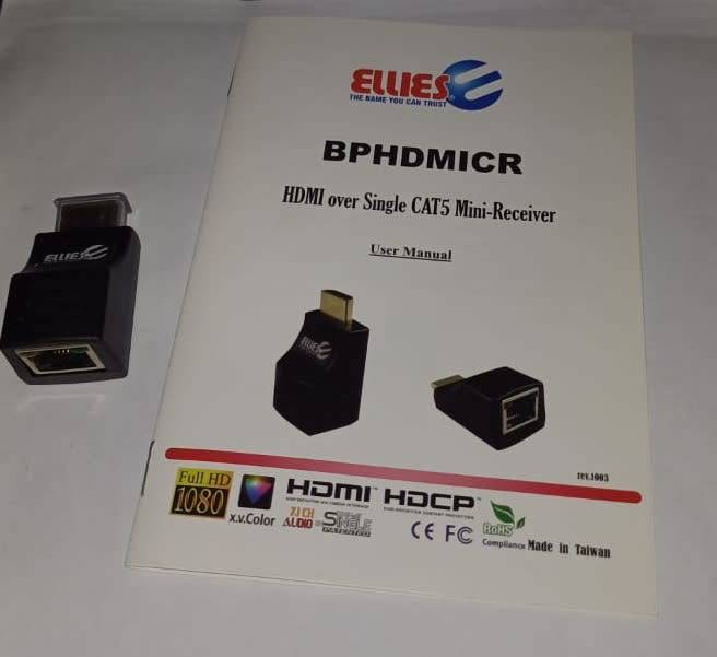 HDMI over single CAT5 mini receiver (PAIR)