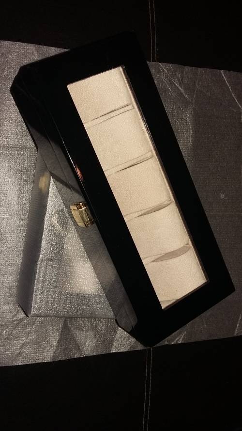 Perfect 5 Slots Cherry Wood Watch box - Travelling Pack