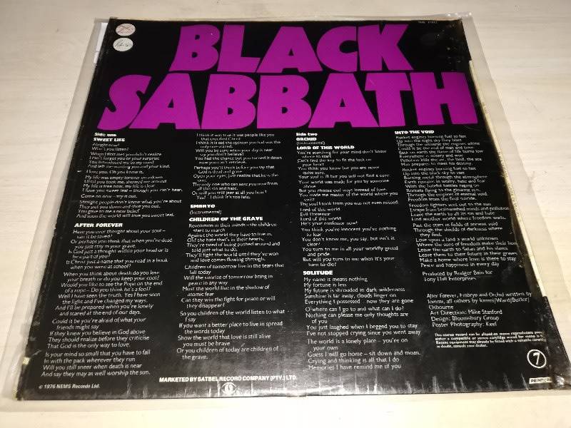 Black Sabbath - Master Of Reality